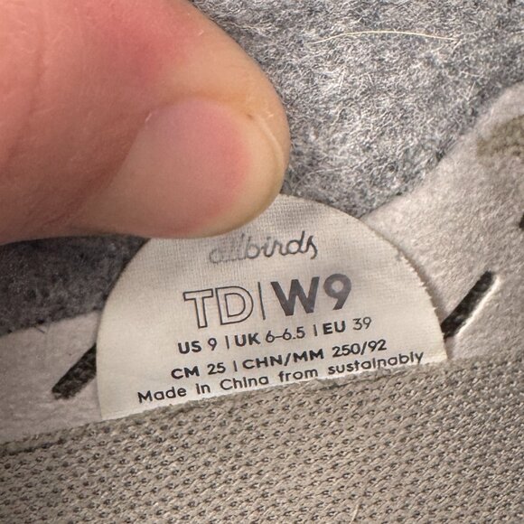 allbirds Tree Dasher Blue Teal Running Shoes US 9 - Picture 8 of 9